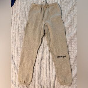 Fear of God Essentials Light Gray Sweatpants